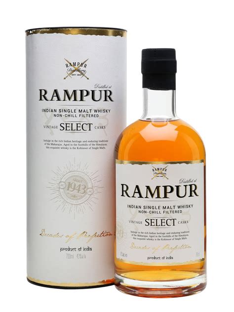 Rampur Select Indian Single Malt Whisky Price